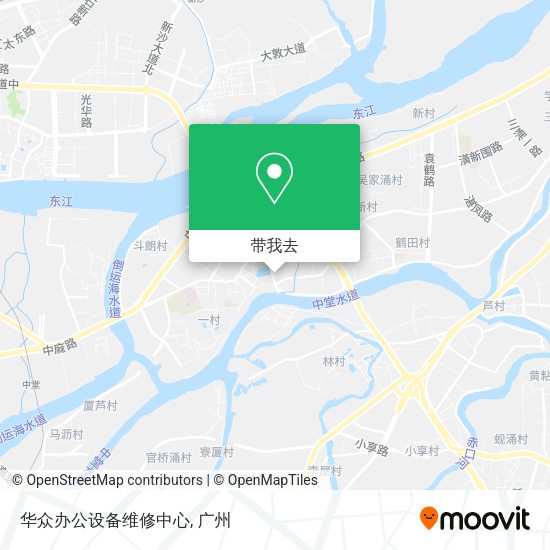 华众办公设备维修中心地图