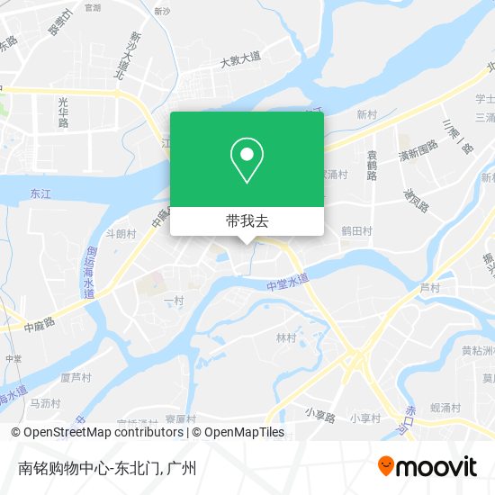 南铭购物中心-东北门地图