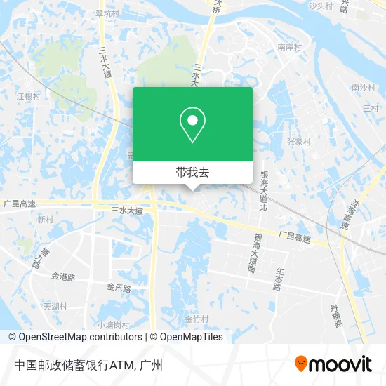 中国邮政储蓄银行ATM地图