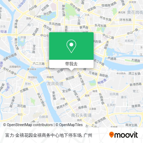富力·金禧花园金禧商务中心地下停车场地图
