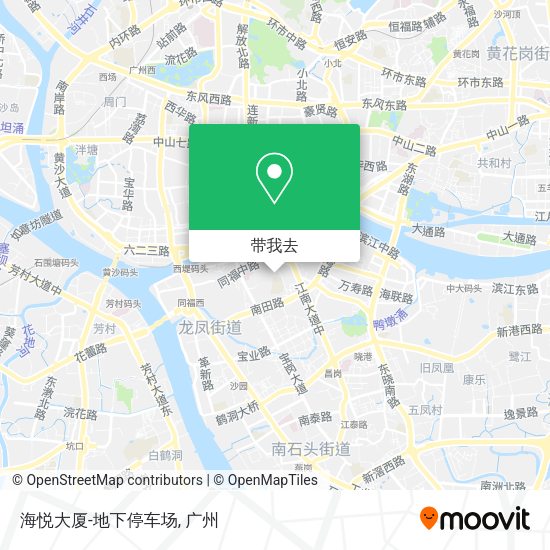 海悦大厦-地下停车场地图