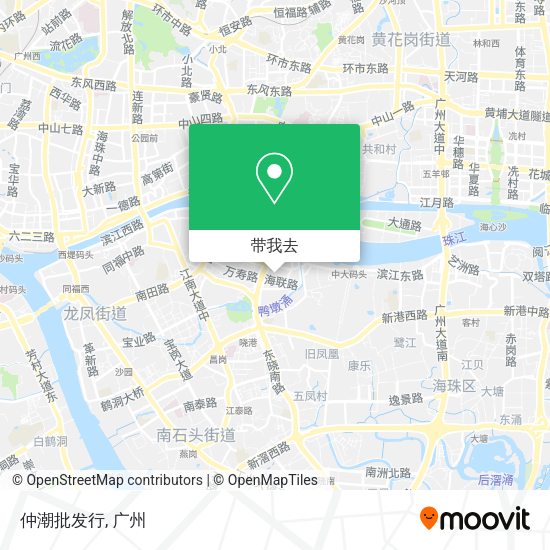 仲潮批发行地图