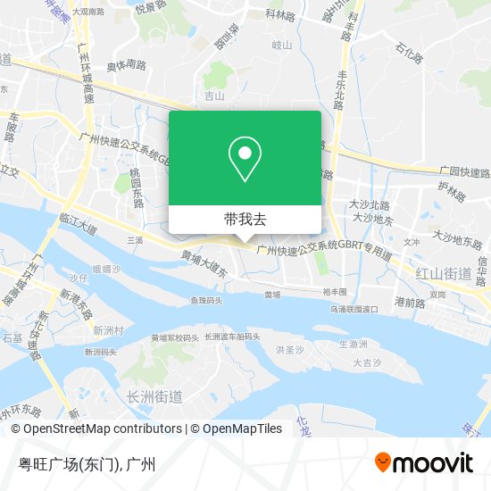 粤旺广场(东门)地图