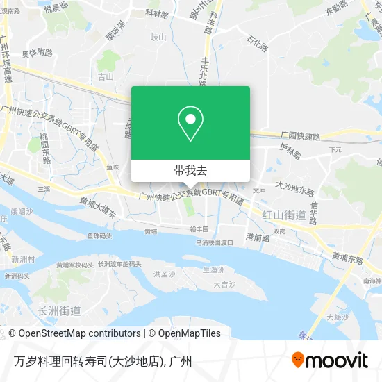 万岁料理回转寿司(大沙地店)地图