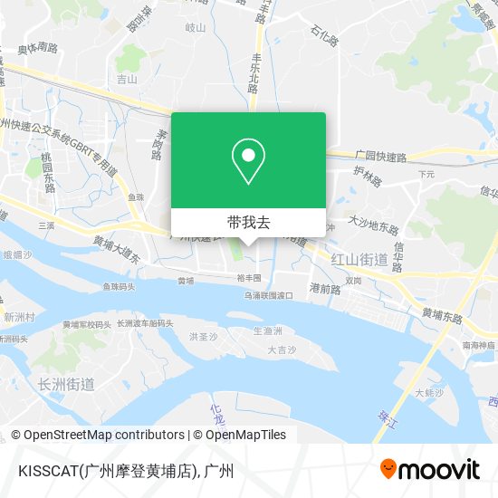 KISSCAT(广州摩登黄埔店)地图