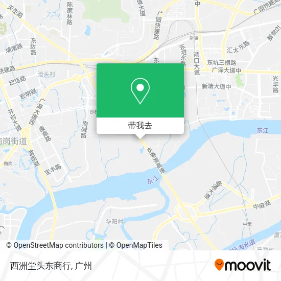 西洲坣头东商行地图