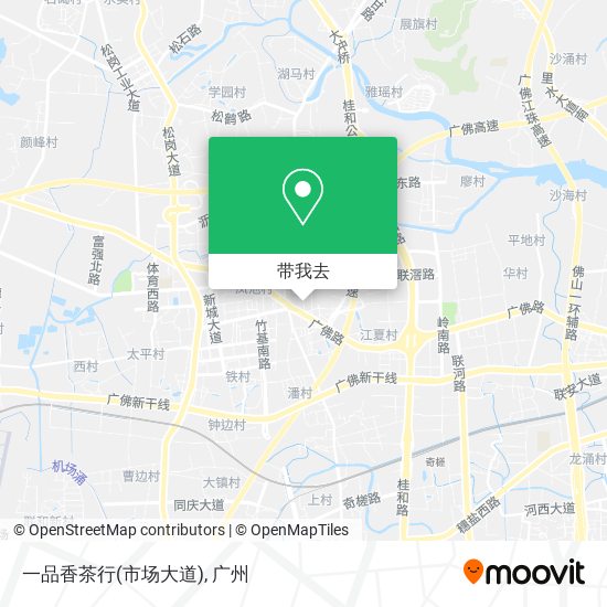 一品香茶行(市场大道)地图