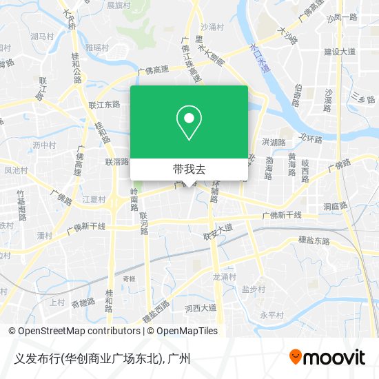 义发布行(华创商业广场东北)地图