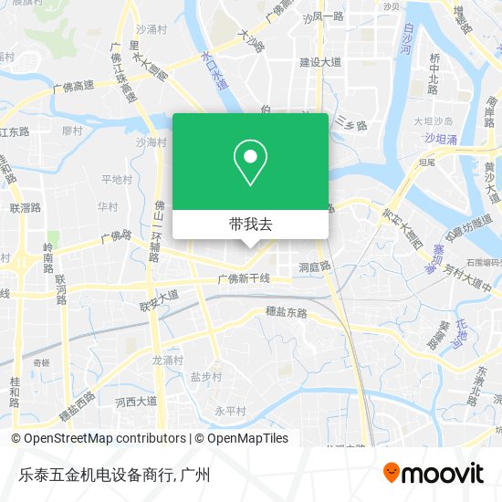乐泰五金机电设备商行地图