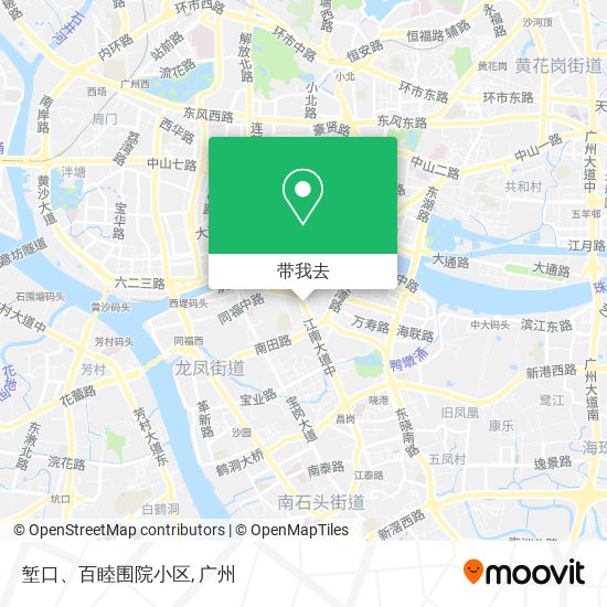 堑口、百睦围院小区地图