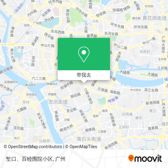 堑口、百睦围院小区地图