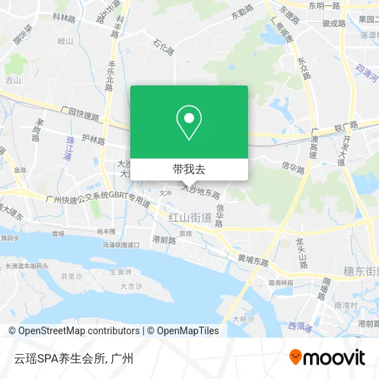 云瑶SPA养生会所地图