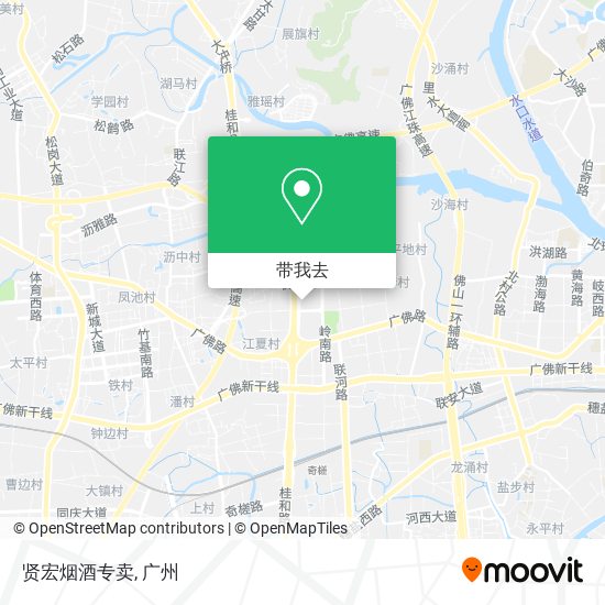贤宏烟酒专卖地图