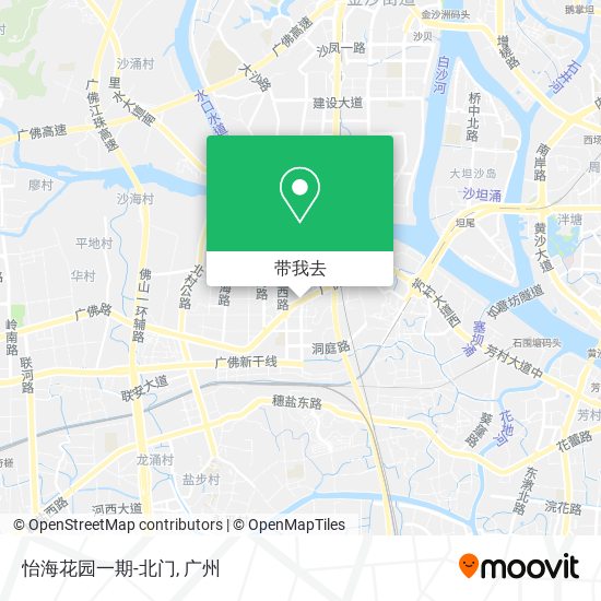 怡海花园一期-北门地图