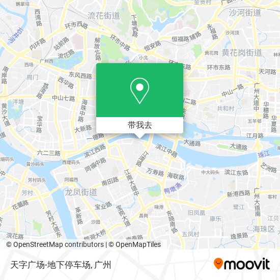 天字广场-地下停车场地图