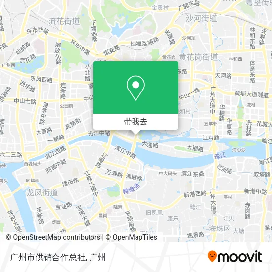 广州市供销合作总社地图