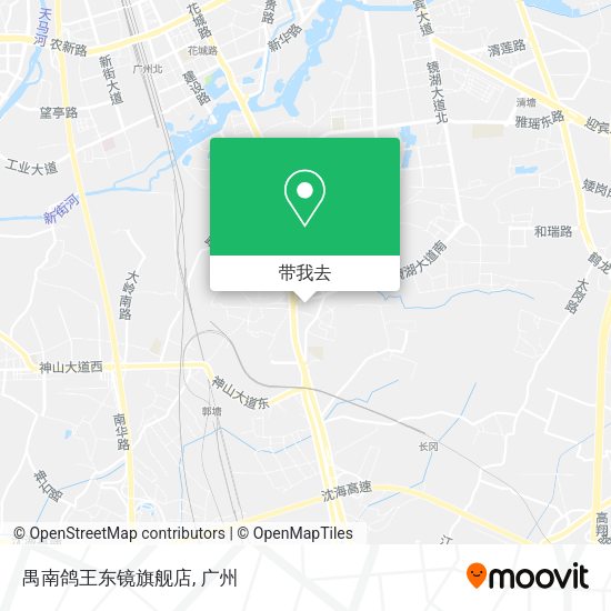 禺南鸽王东镜旗舰店地图