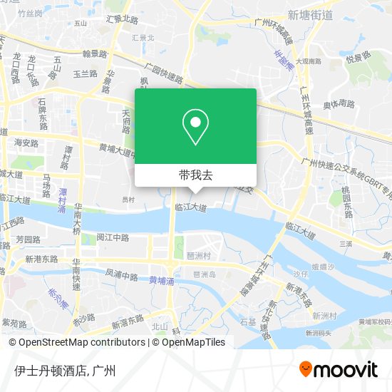 伊士丹顿酒店地图