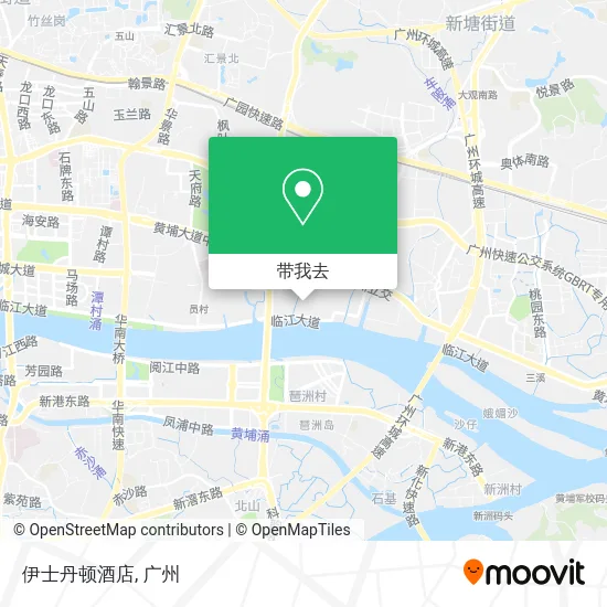 伊士丹顿酒店地图