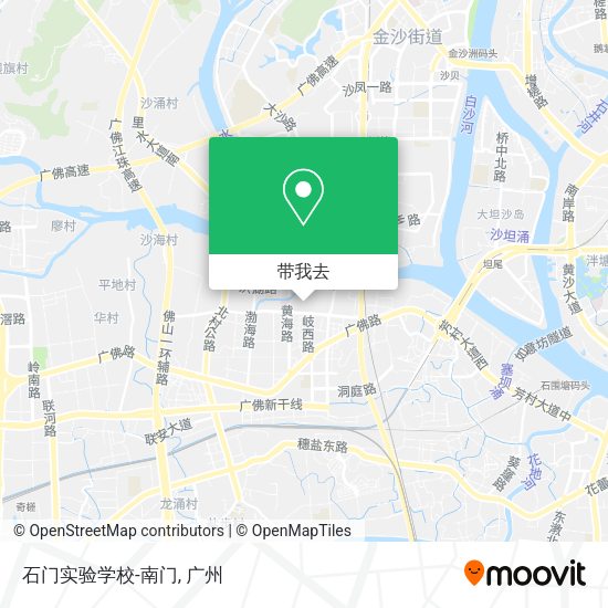 石门实验学校-南门地图