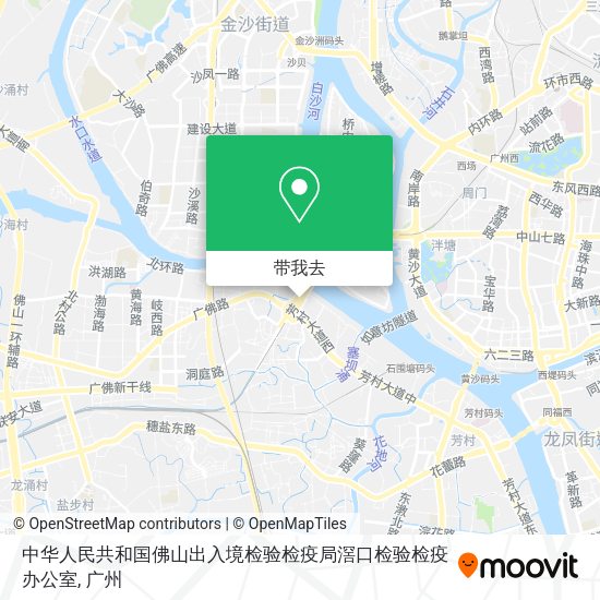 中华人民共和国佛山出入境检验检疫局滘口检验检疫办公室地图