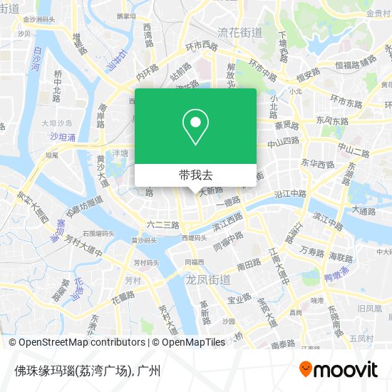 佛珠缘玛瑙(荔湾广场)地图