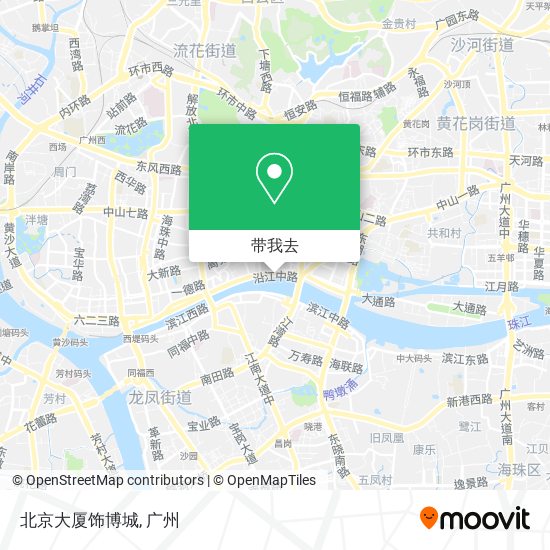 北京大厦饰博城地图