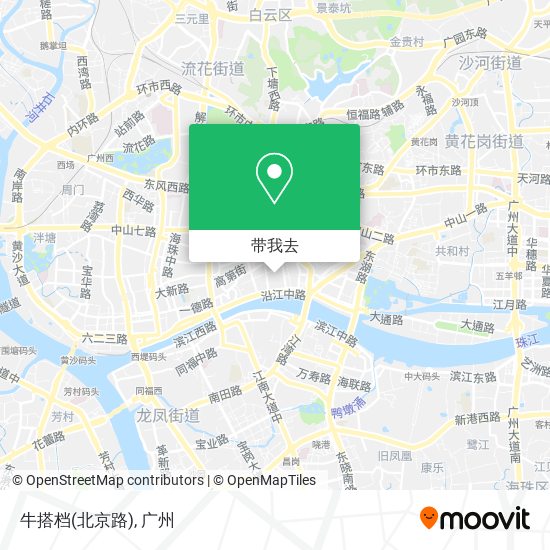 牛搭档(北京路)地图