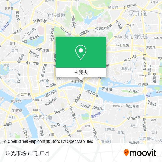 珠光市场-正门地图