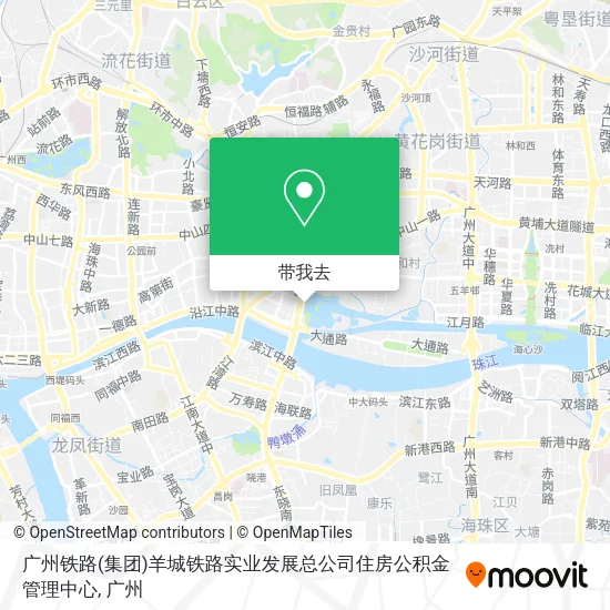 广州铁路(集团)羊城铁路实业发展总公司住房公积金管理中心地图