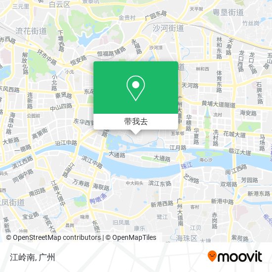 江岭南地图