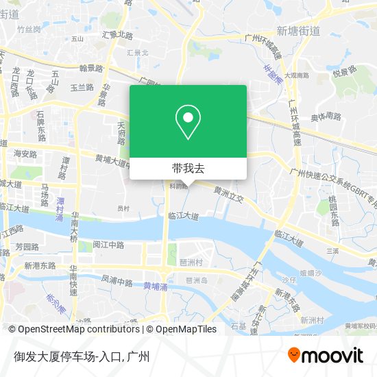 御发大厦停车场-入口地图