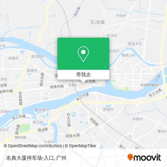 名典大厦停车场-入口地图