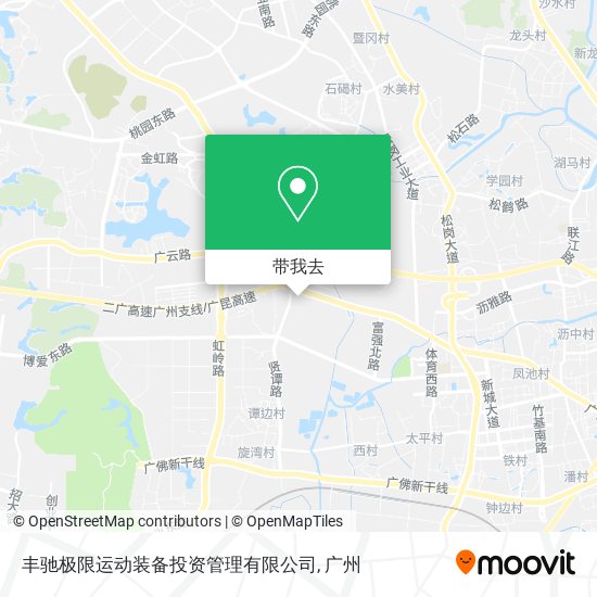 丰驰极限运动装备投资管理有限公司地图