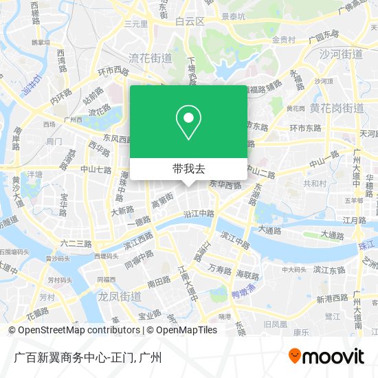 广百新翼商务中心-正门地图
