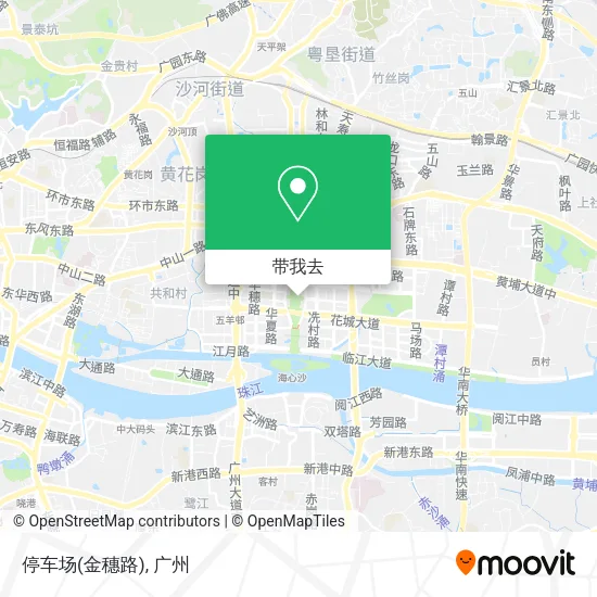 停车场(金穗路)地图
