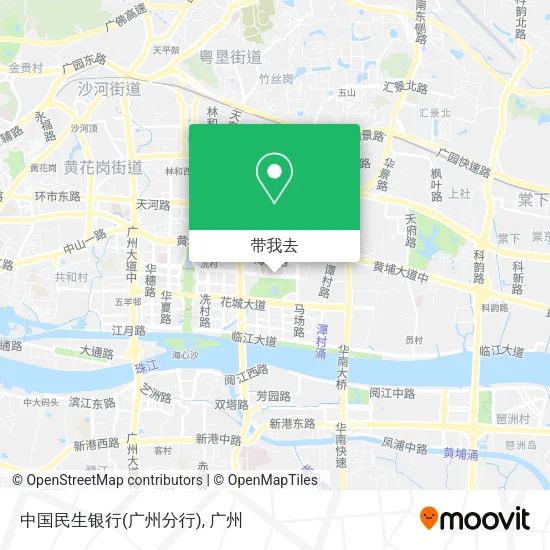 中国民生银行(广州分行)地图