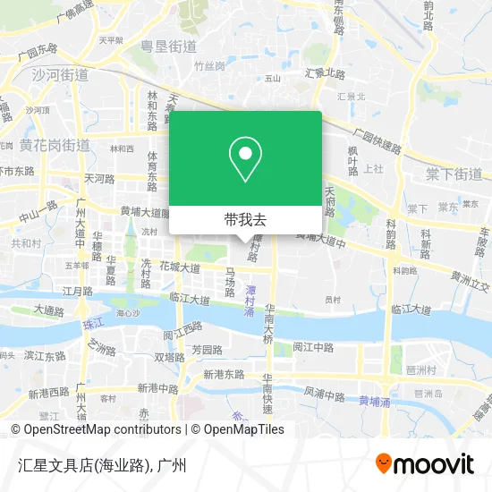汇星文具店(海业路)地图