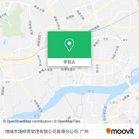 增城市场经营管理有限公司新塘分公司地图