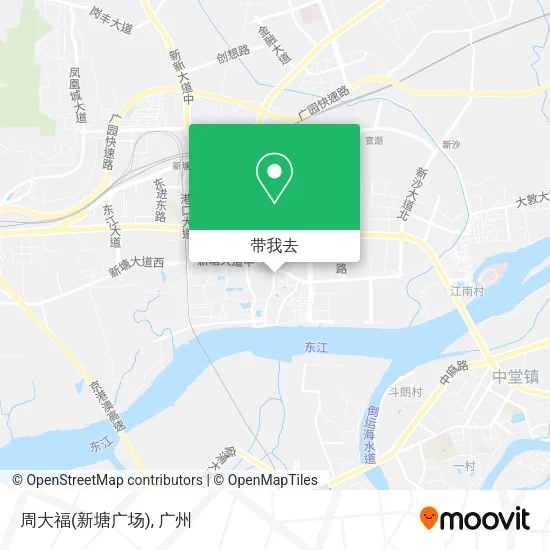 周大福(新塘广场)地图