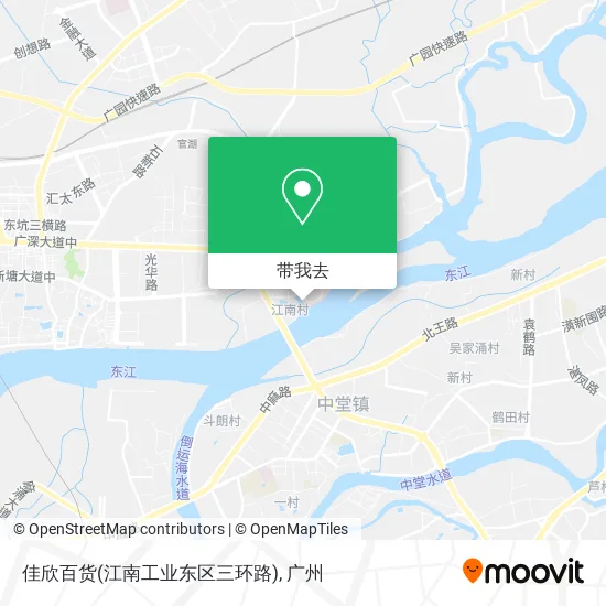 佳欣百货(江南工业东区三环路)地图