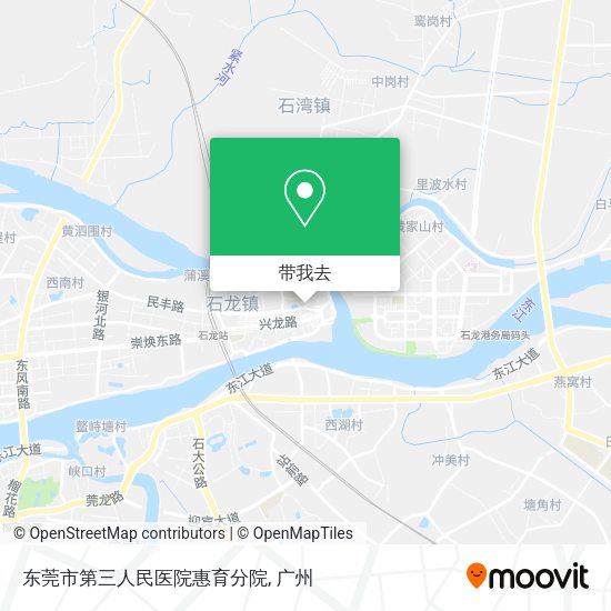 东莞市第三人民医院惠育分院地图