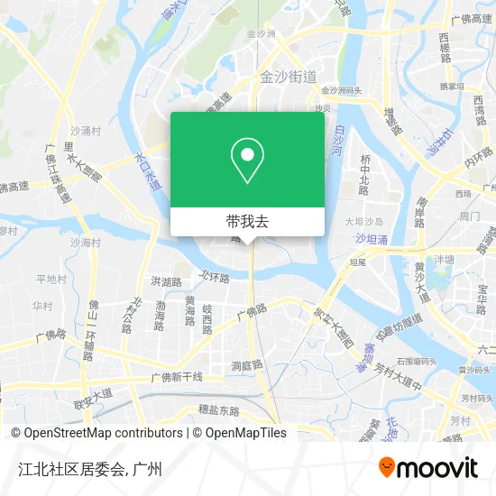 江北社区居委会地图