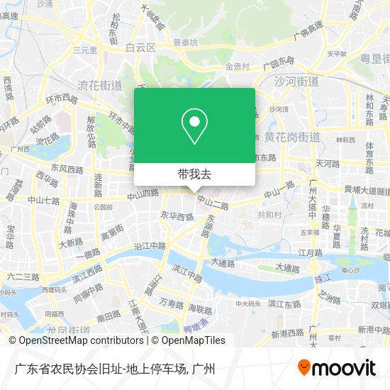 广东省农民协会旧址-地上停车场地图