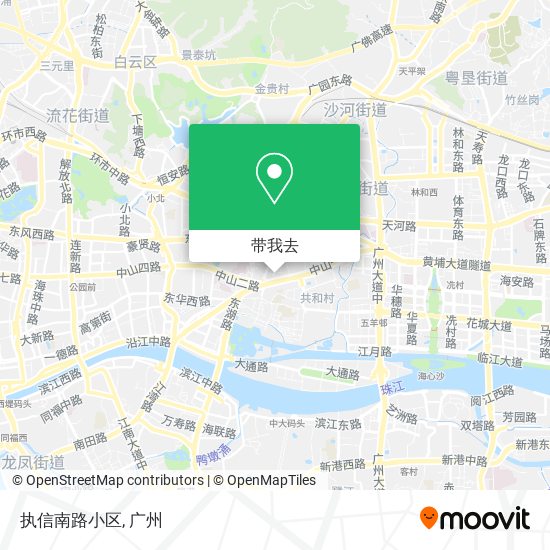 执信南路小区地图