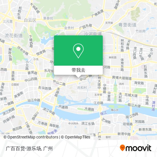 广百百货-游乐场地图