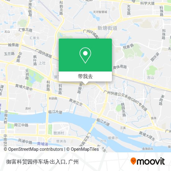 御富科贸园停车场-出入口地图