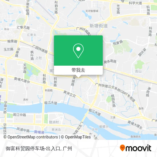 御富科贸园停车场-出入口地图
