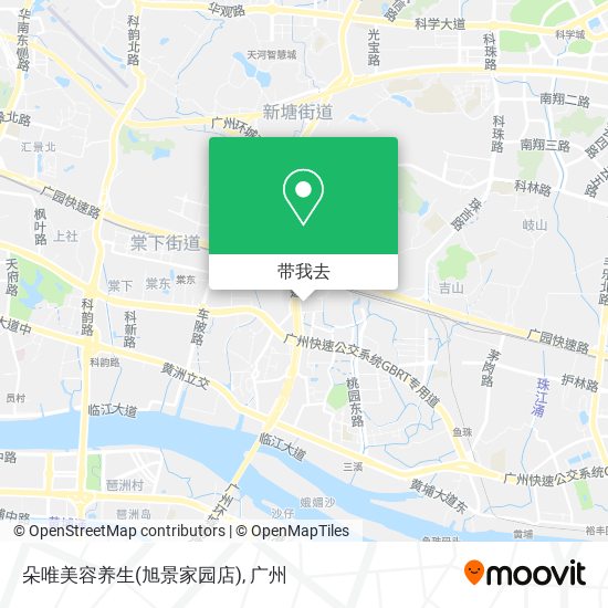 朵唯美容养生(旭景家园店)地图