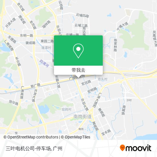 三叶电机公司-停车场地图